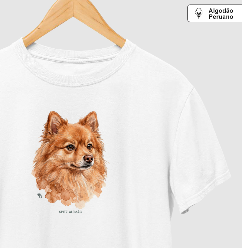 Cães - Spitz Alemão - Algodão Peruano