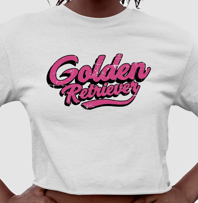 Golden Retriever Estilo Rosa