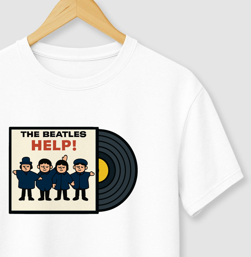 Camiseta Inspiração - The Beatles - Help