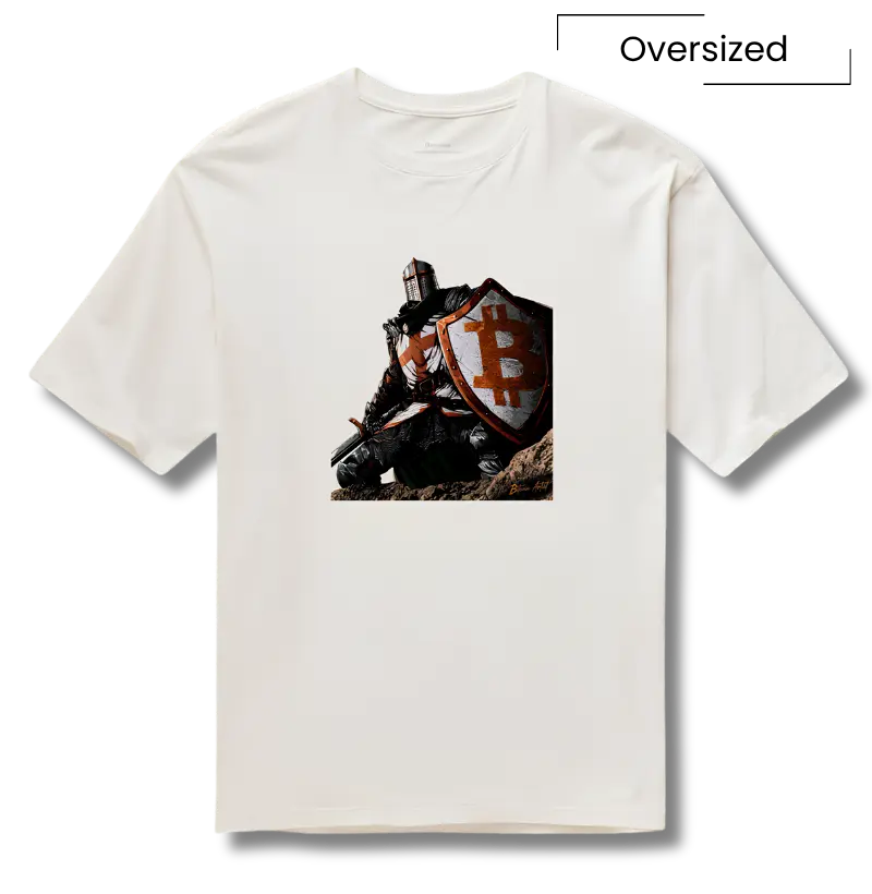 Camiseta bitcoin Cavaleiro