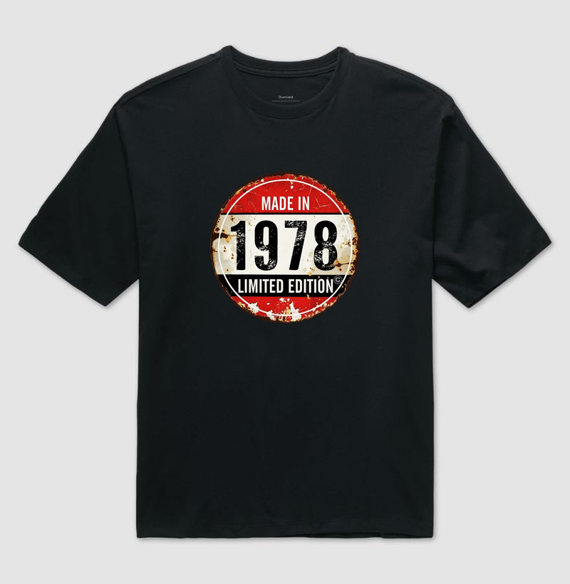 Made in 1978 círculo Oversized 