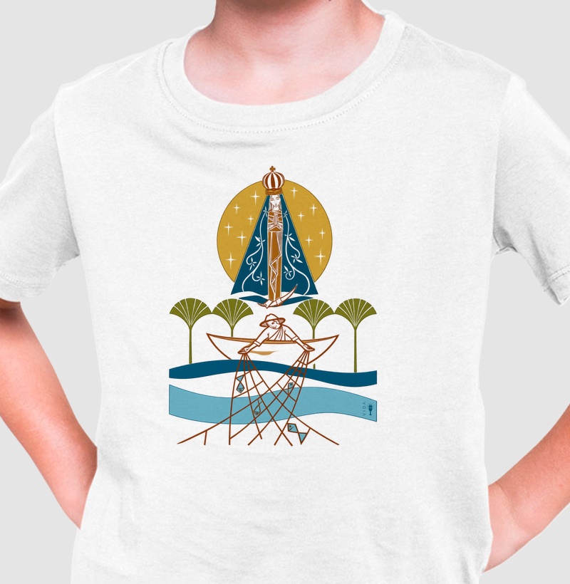 Mãe Aparecida - Camiseta Infantil