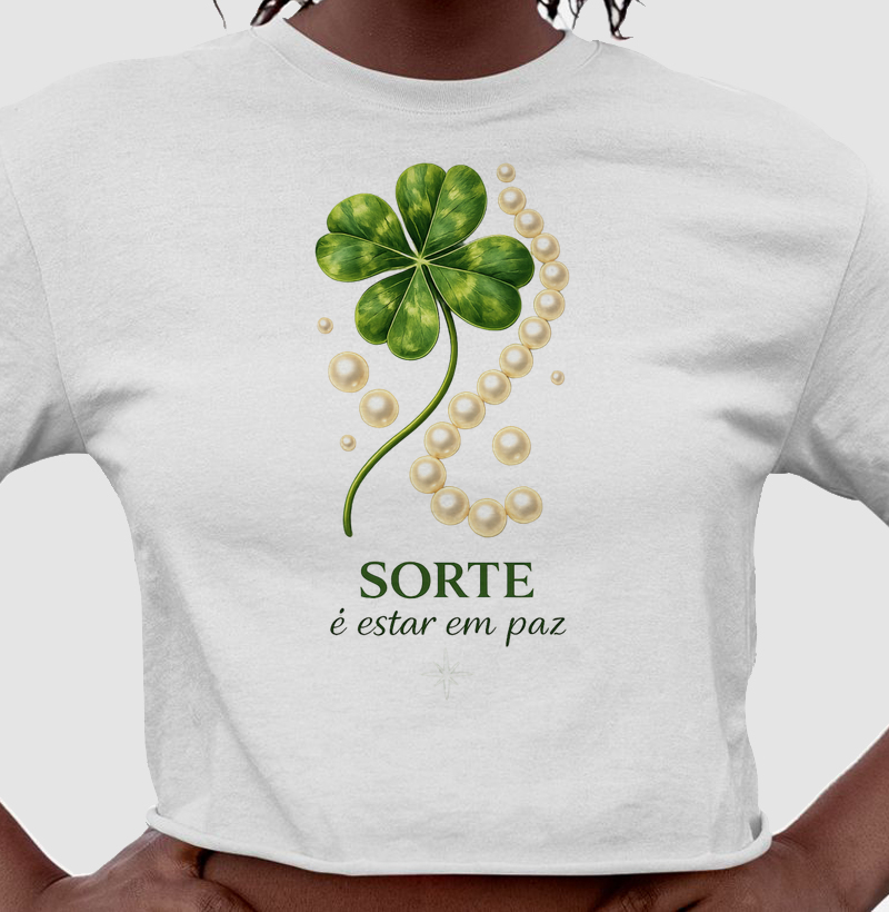 Sorte é estar em paz