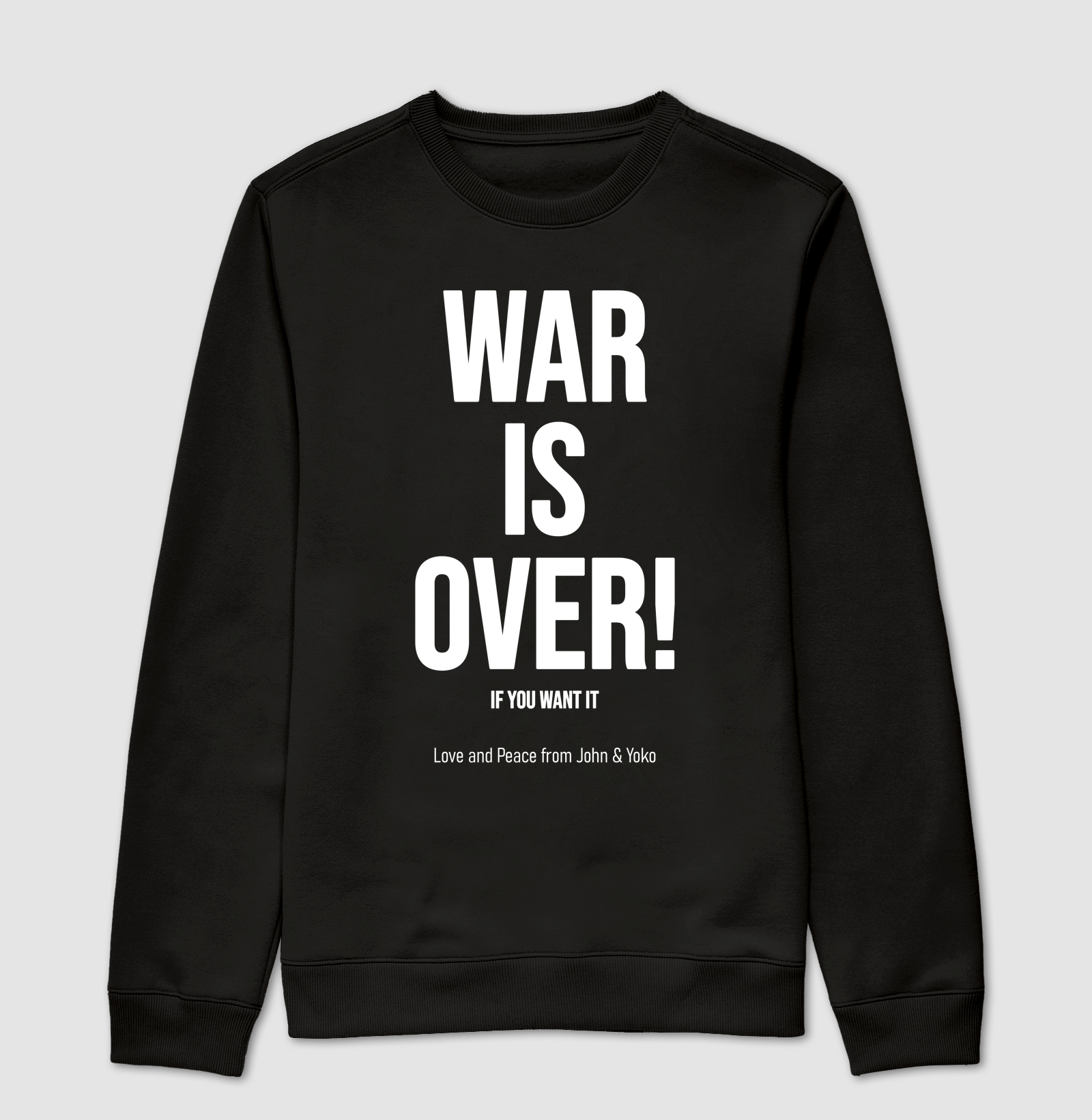Moletom Suéter War Is Over John Lennon
