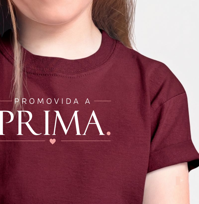 Promovida a prima (infantil) - Camiseta Infantil