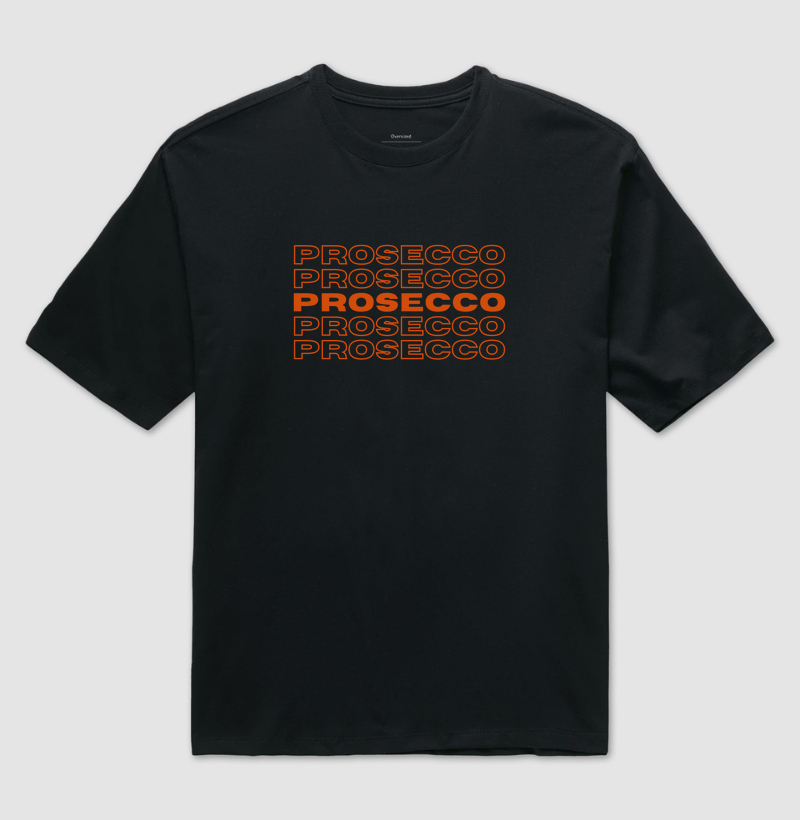 Camiseta Prosecco - Camiseta Oversized