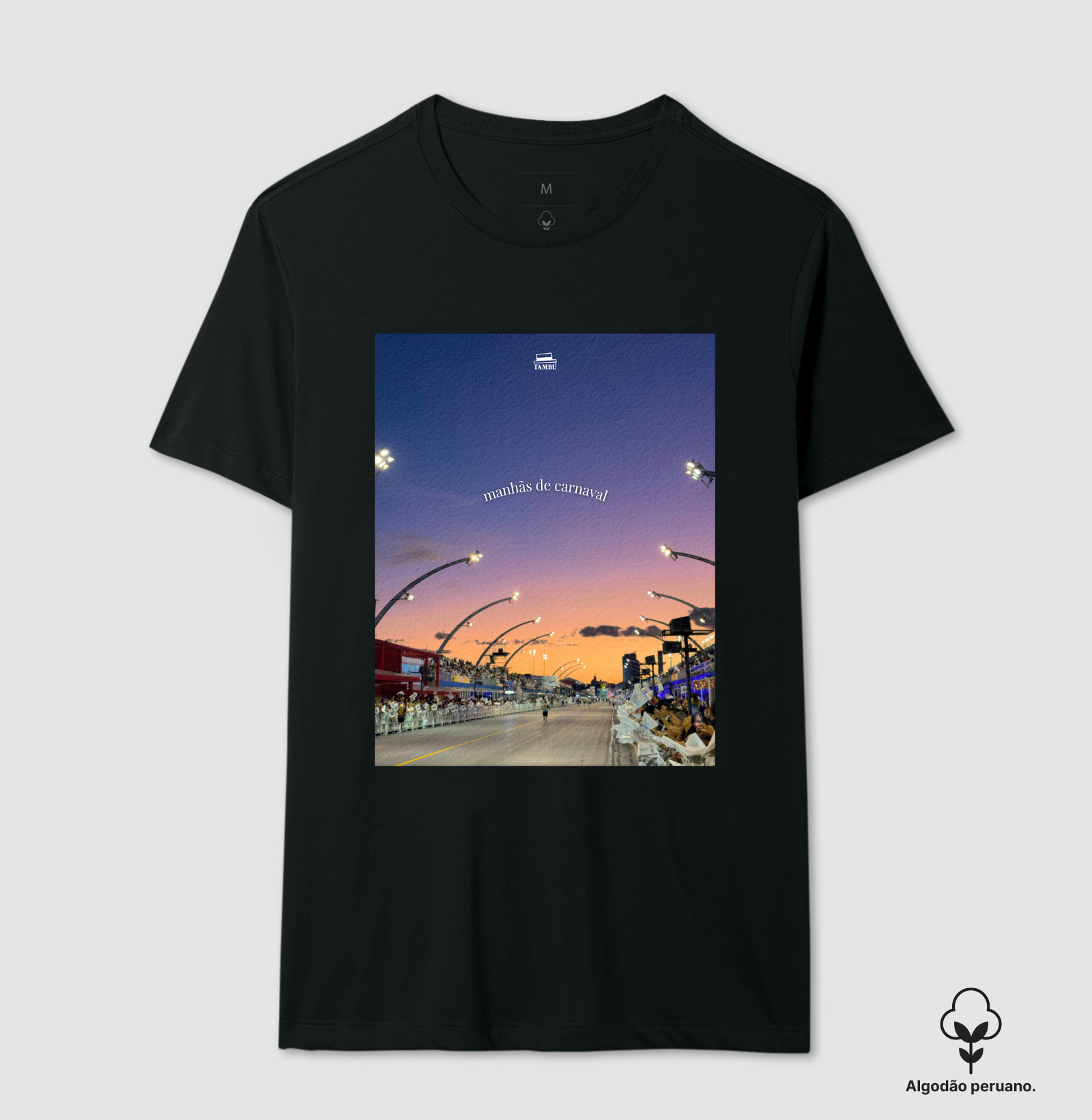 Manhãs de Carnaval II - Camiseta Algodão Peruano