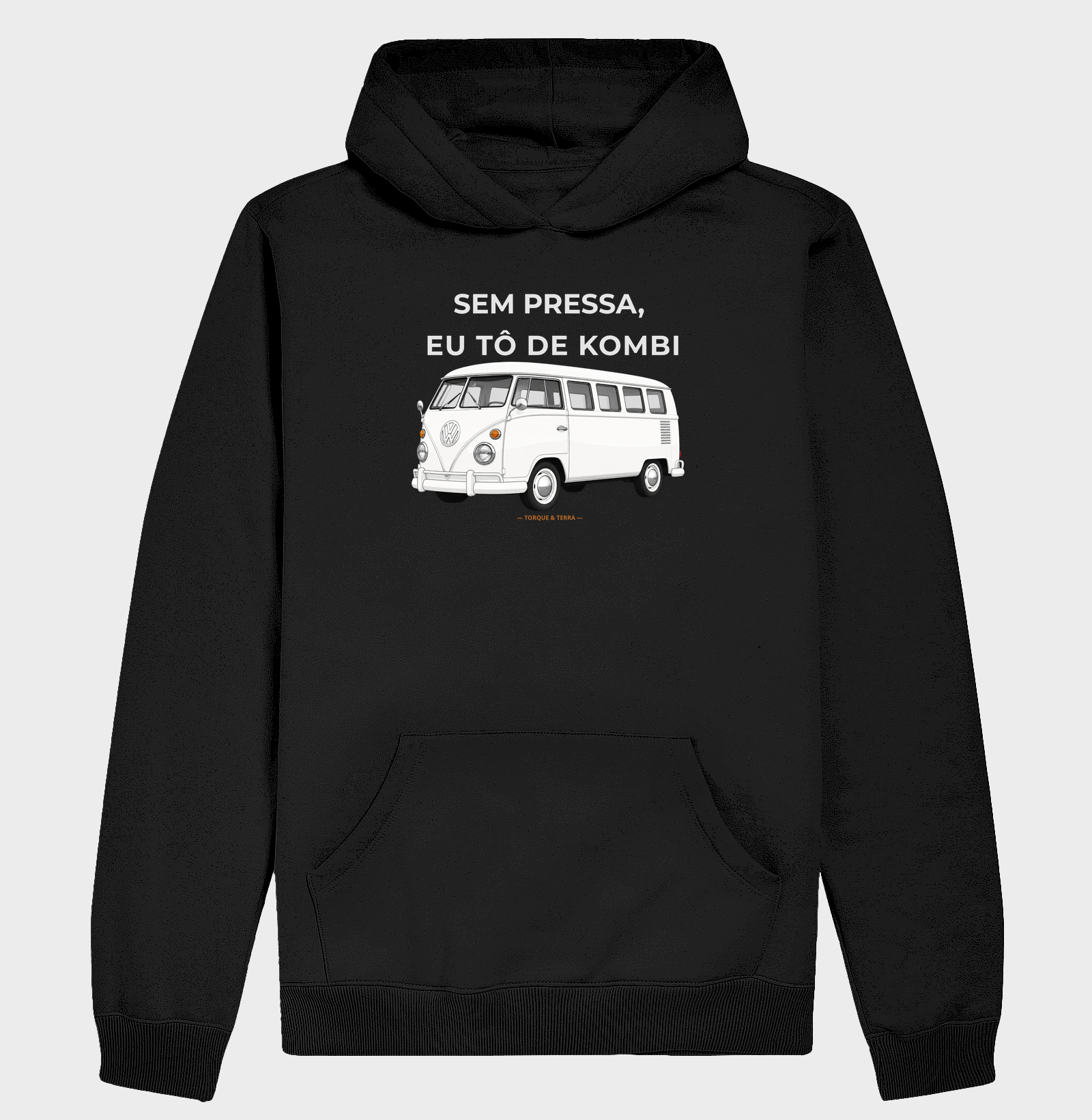 Sem pressa, eu tô de Kombi - branca