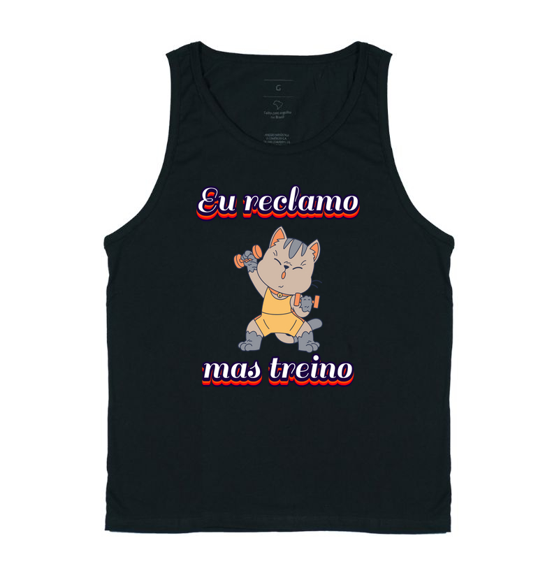 Eu reclamo, mas treino