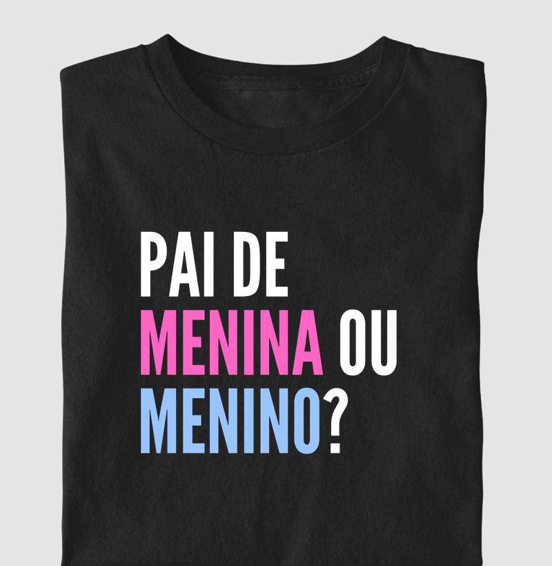 Camiseta Chá Revelação - Masc - Maior