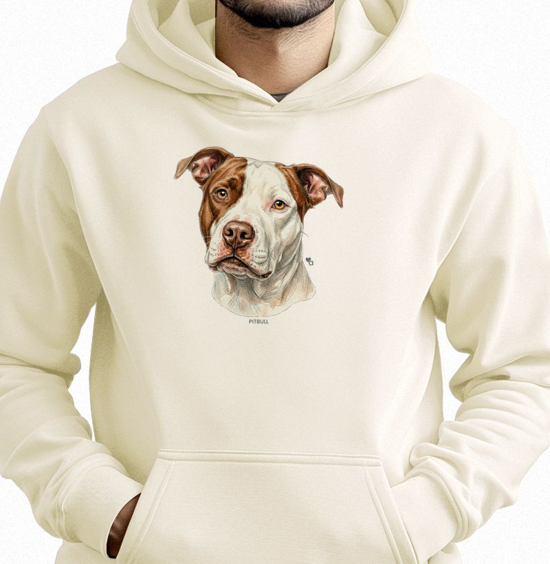 Cães - Pitbull - Moletom Hoodie