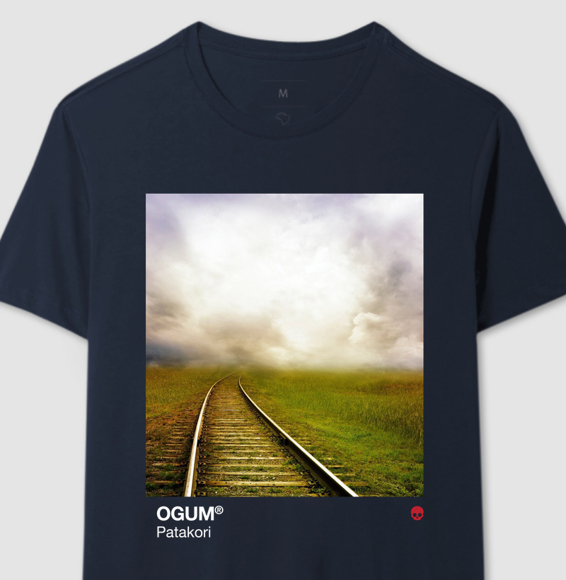 Camiseta Umbanda Orixá Ogum - Estrada de ferro