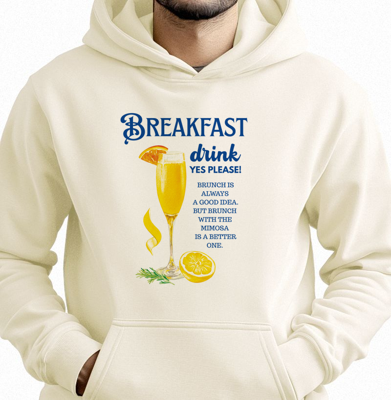 Moletom Hoddie- Breakfast Drink