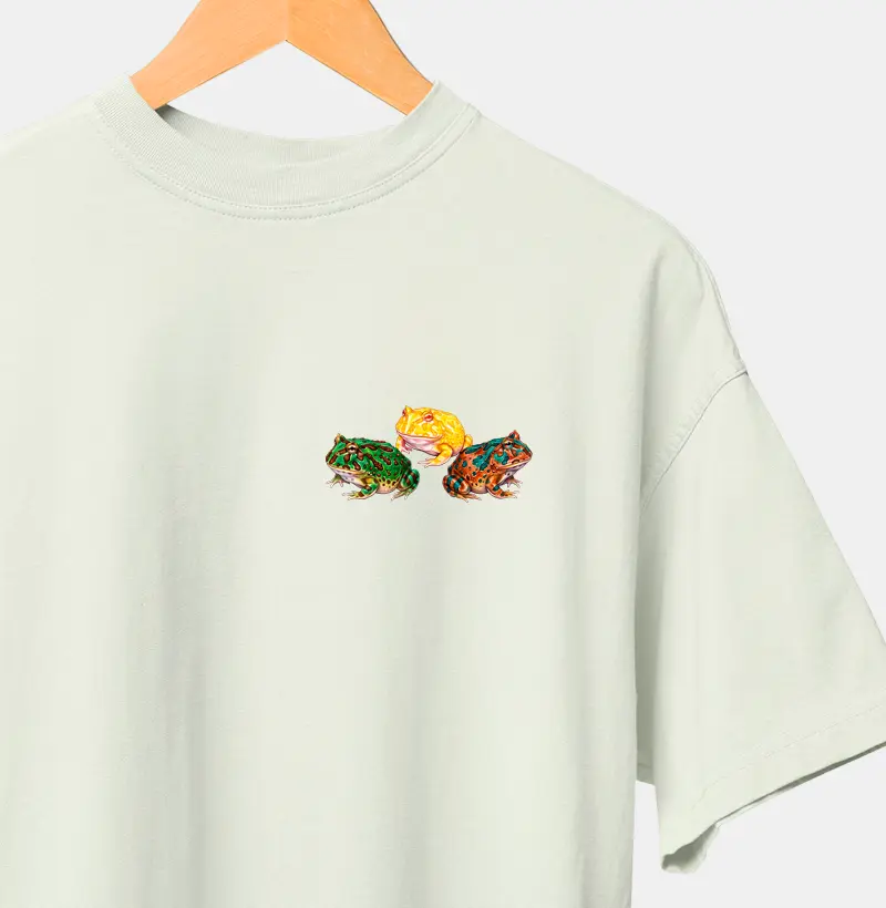 Réteis - Mini - Sapo Pac-Man - Oversized - Camiseta Oversized