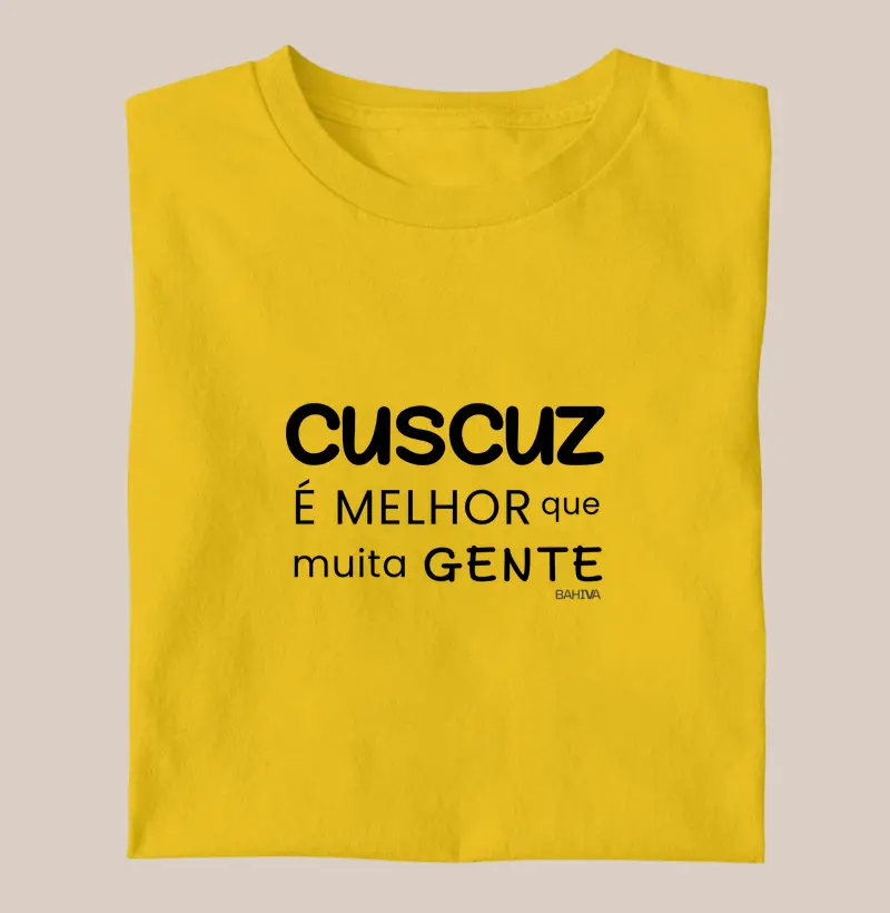 Cuscuz é melhor que muita gente