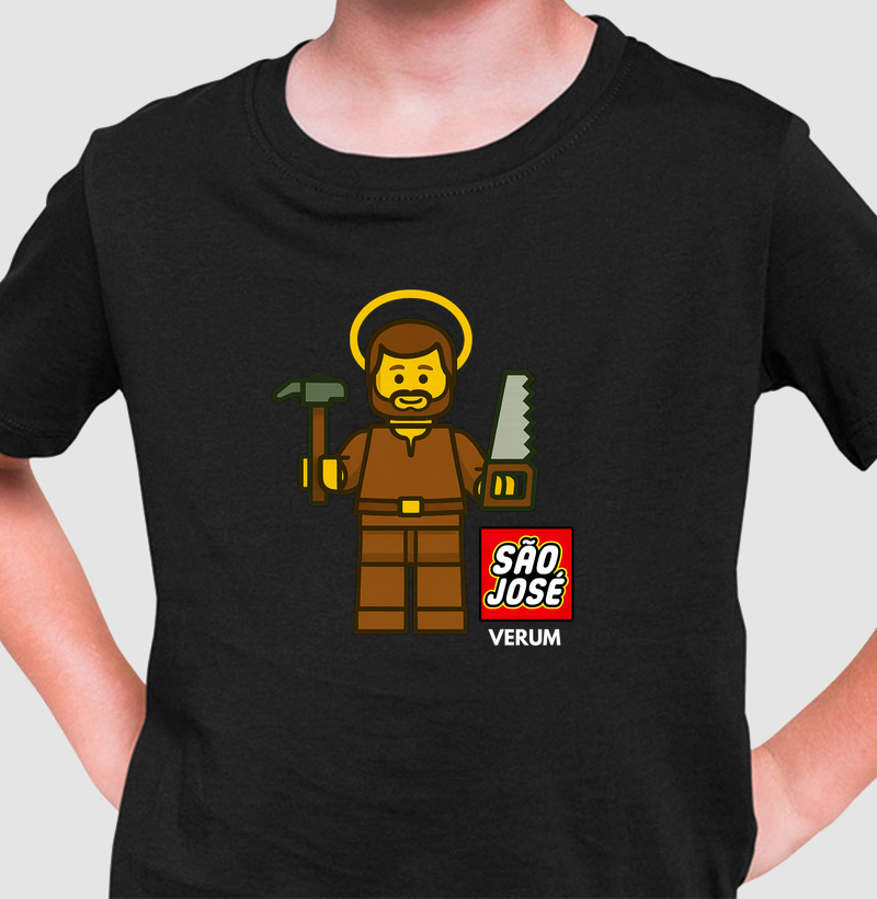 Camiseta São Josego – São José Carpinteiro | Camiseta Católica Infantil