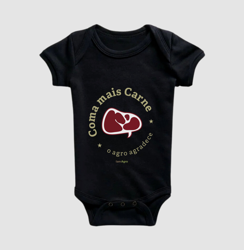 Camiseta Coma mais carne - O agro agradece