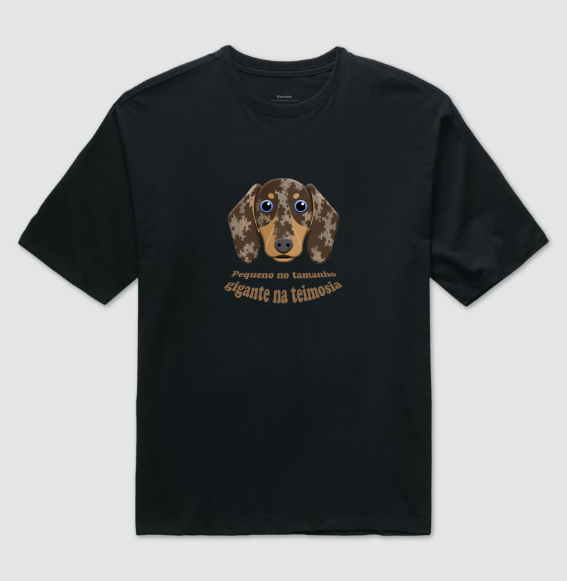 Dachshund Mofado - Camiseta Oversized