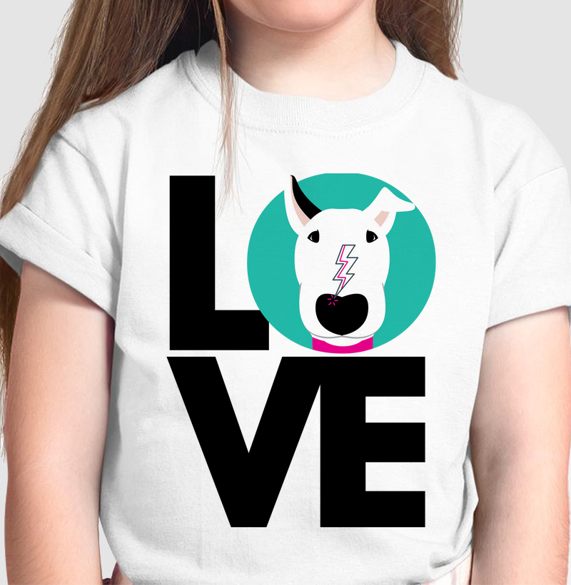 Camiseta Love Cotas Infantil
