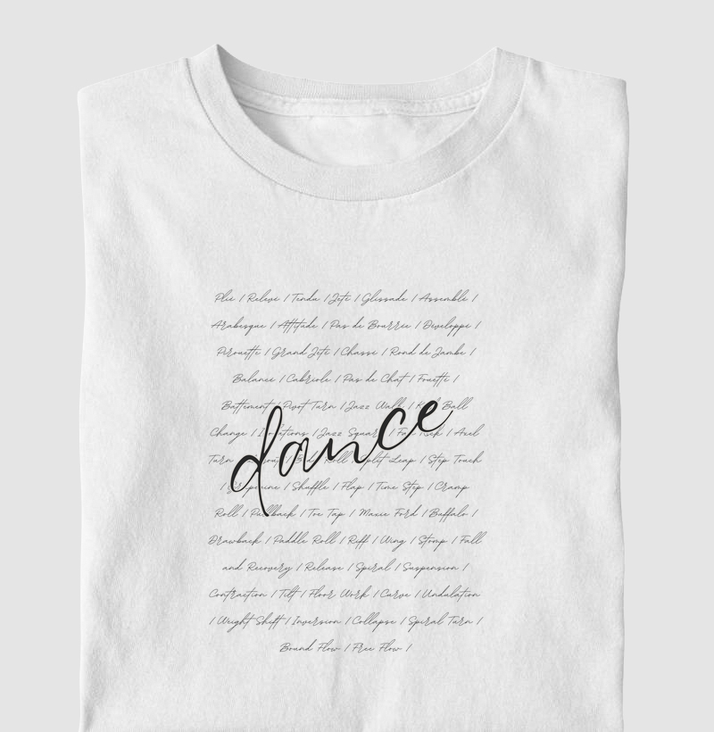 dance -> passos de dança ao fundo