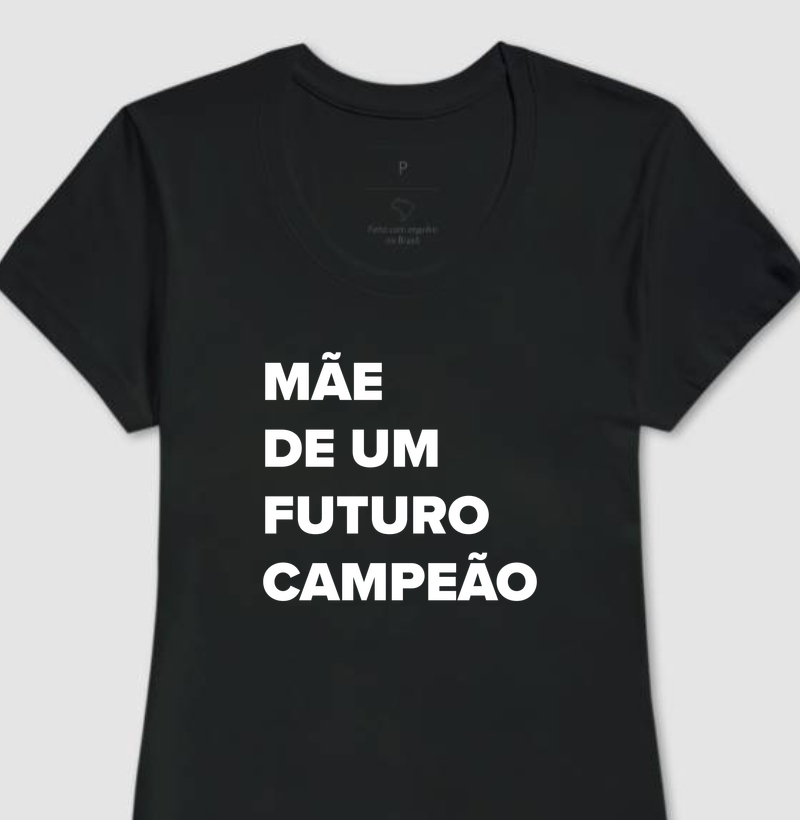 Mãe de um futuro campeão