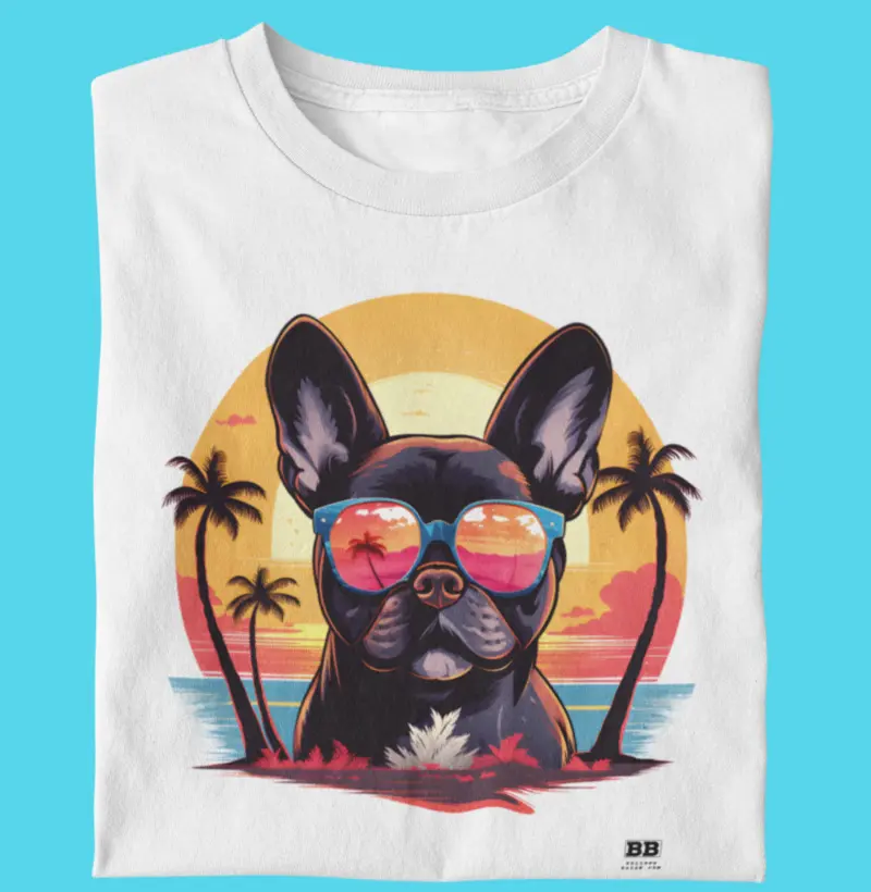 Camiseta Bulldog Frances "Good Vibes II"