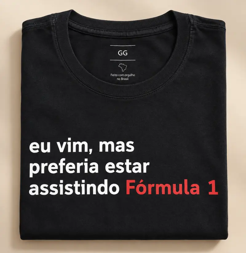 Preferia estar assistindo Fórmula 1