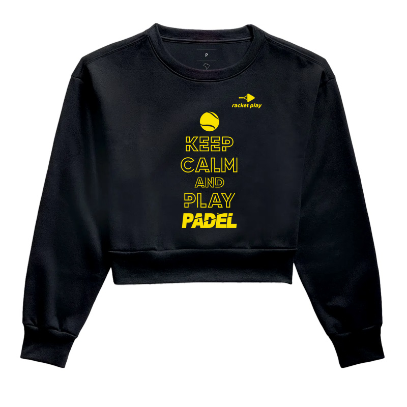 Cropped Moletom Padel - Keep Calm