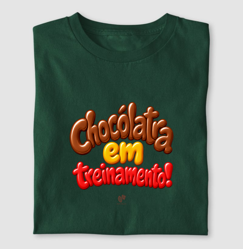 Chocólatra em Treinamento - Camiseta