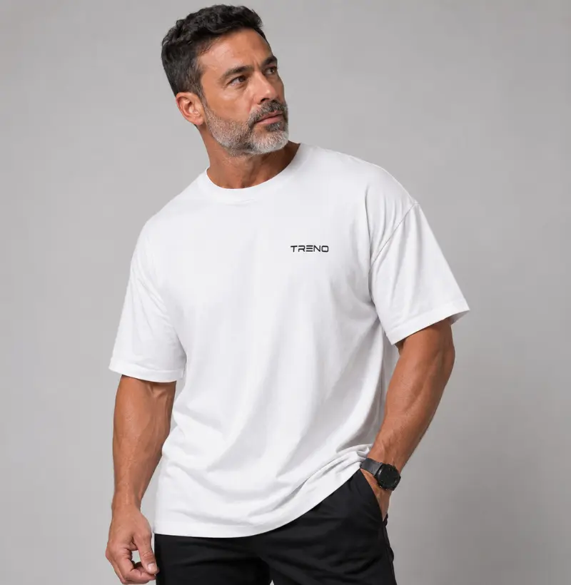 Camiseta OVERSIZED TRENO CLASSIC - Estampa de Bolso TRN
