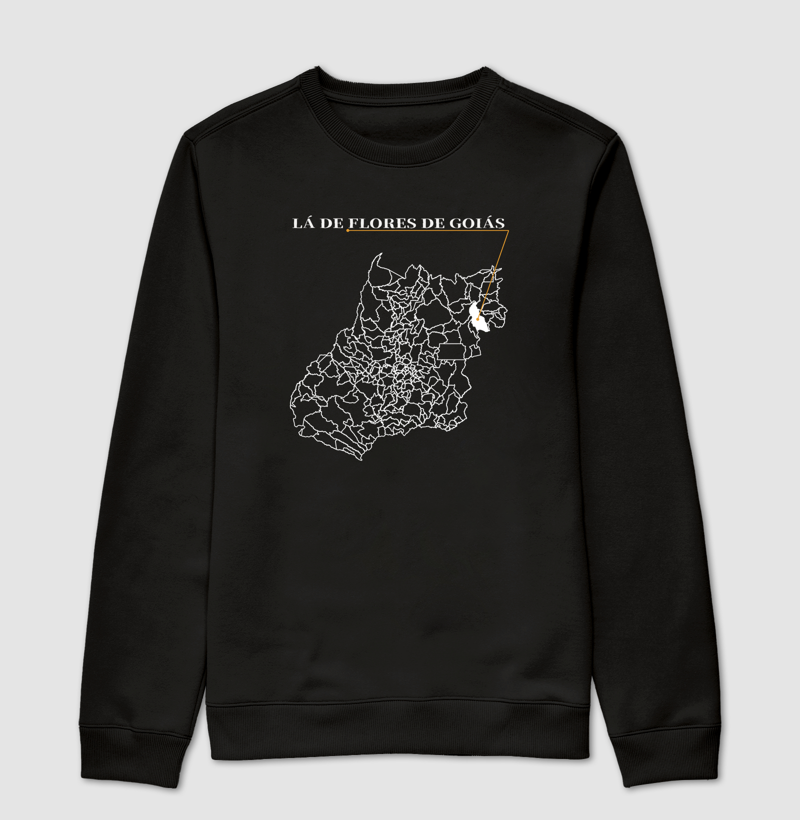 Flores de Goiás | Origem GO - Suéter Moletom