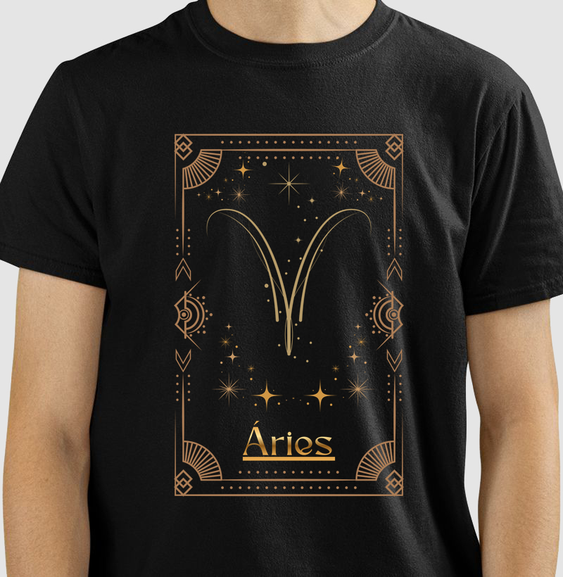 Áries - Estampa Tarô Místico