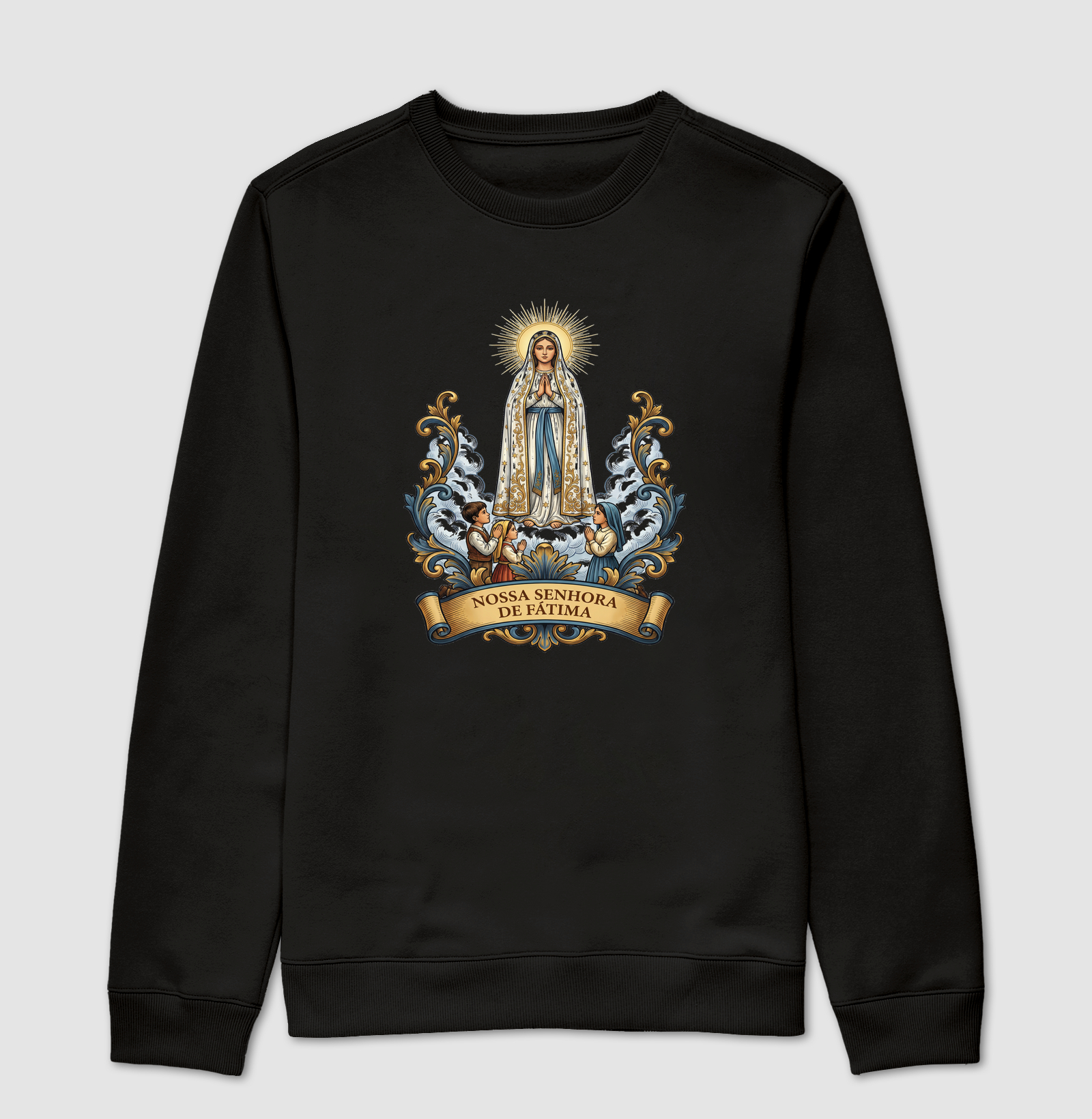 Nossa Senhora de Fátima - Suéter Moletom
