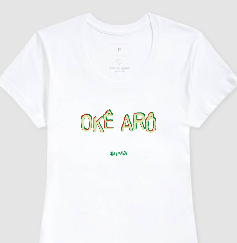 camiseta OXÓSSI saudação feminina