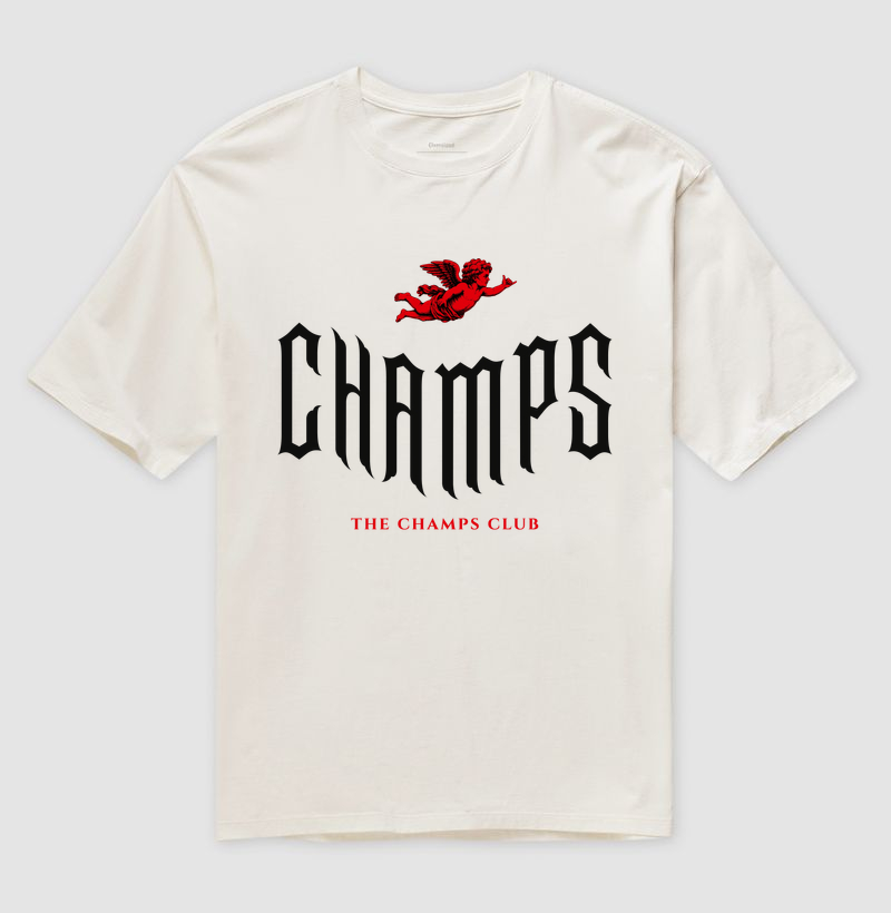 Camiseta Oversized Off-White Cherub Classic