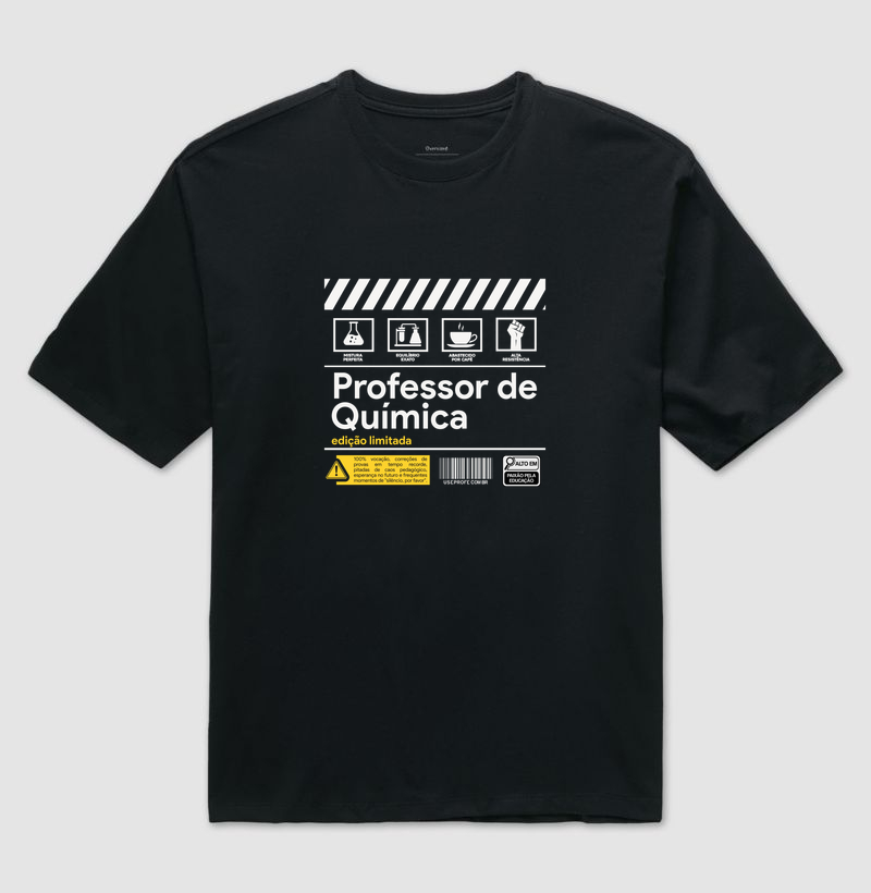 Professor de Química - Rótulo