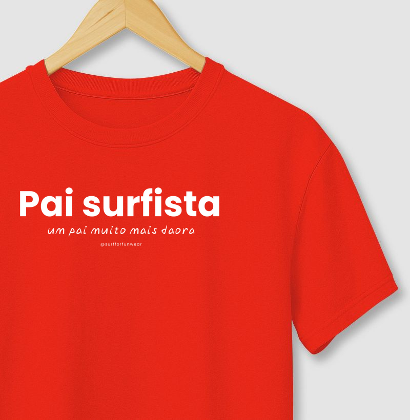 Pai surfista. Um pai muito mais da hora