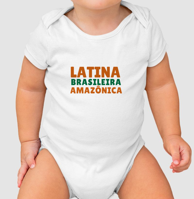latina, brasileira & amazônica - Body Infantil