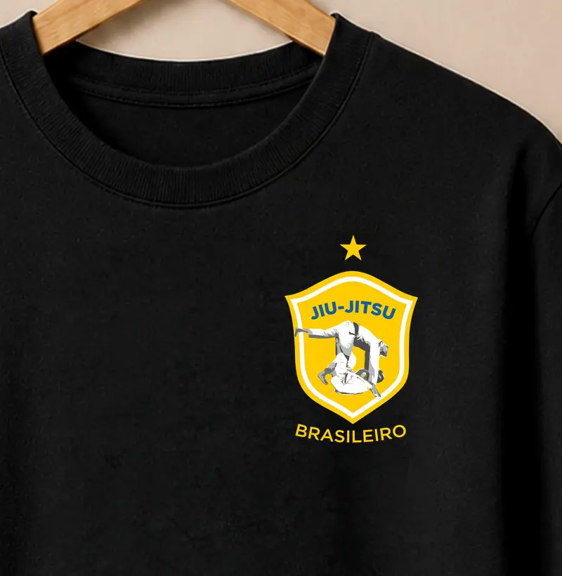 Jiu-jitsu brasileiro escudo - bolso