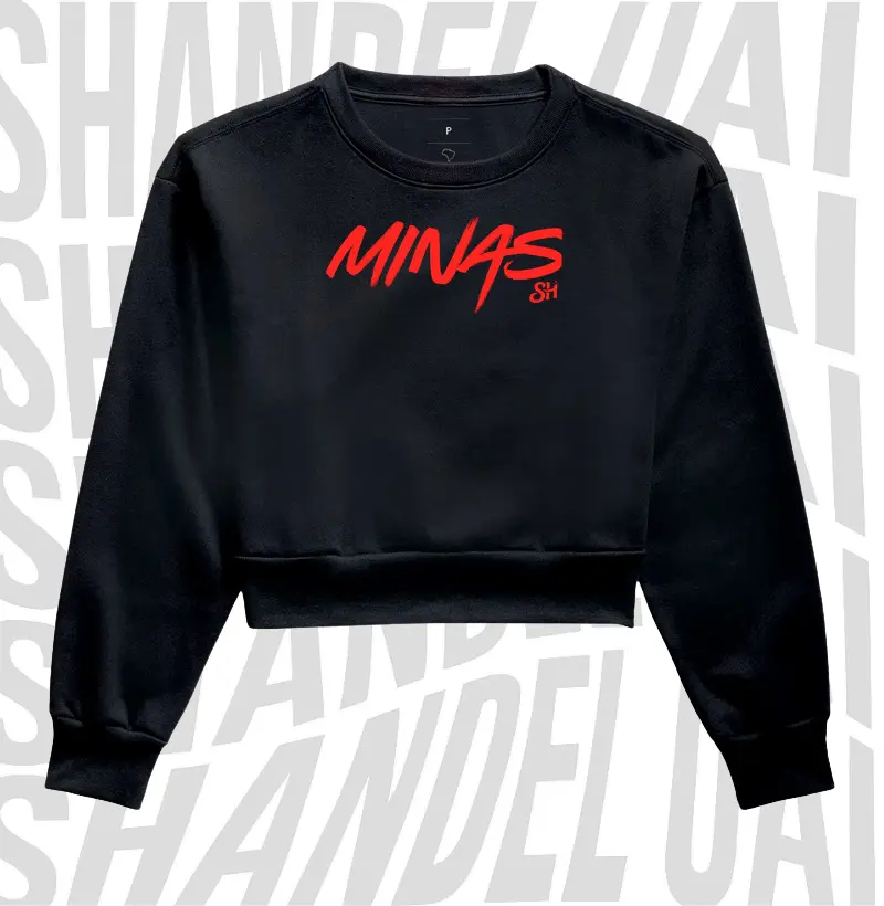 Minas  - Cropped Moletom