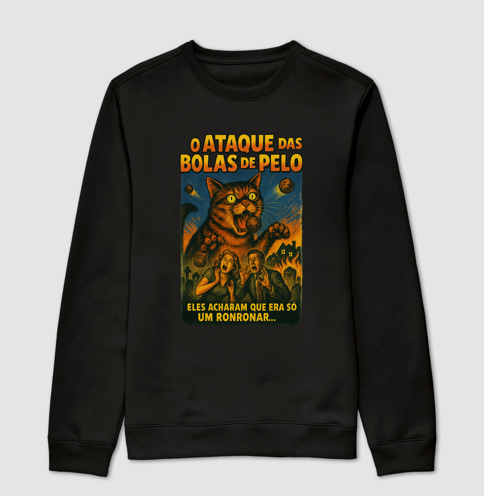 Camiseta Ataque das Bolas de Pelo