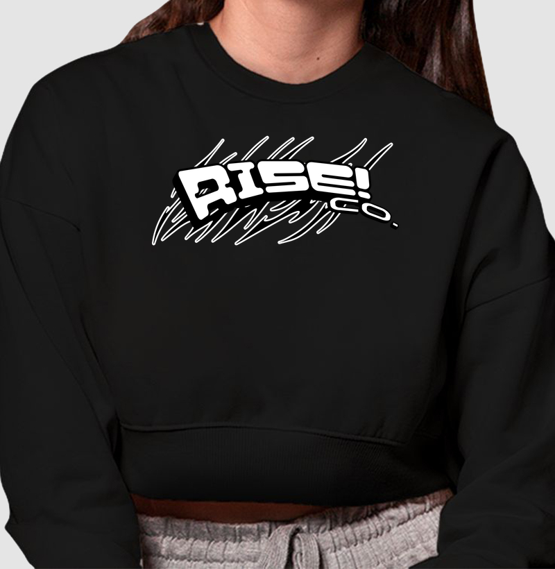 Cropped Moletom Rise! Streetwear Básica Premium Unissex – Moda Urbana