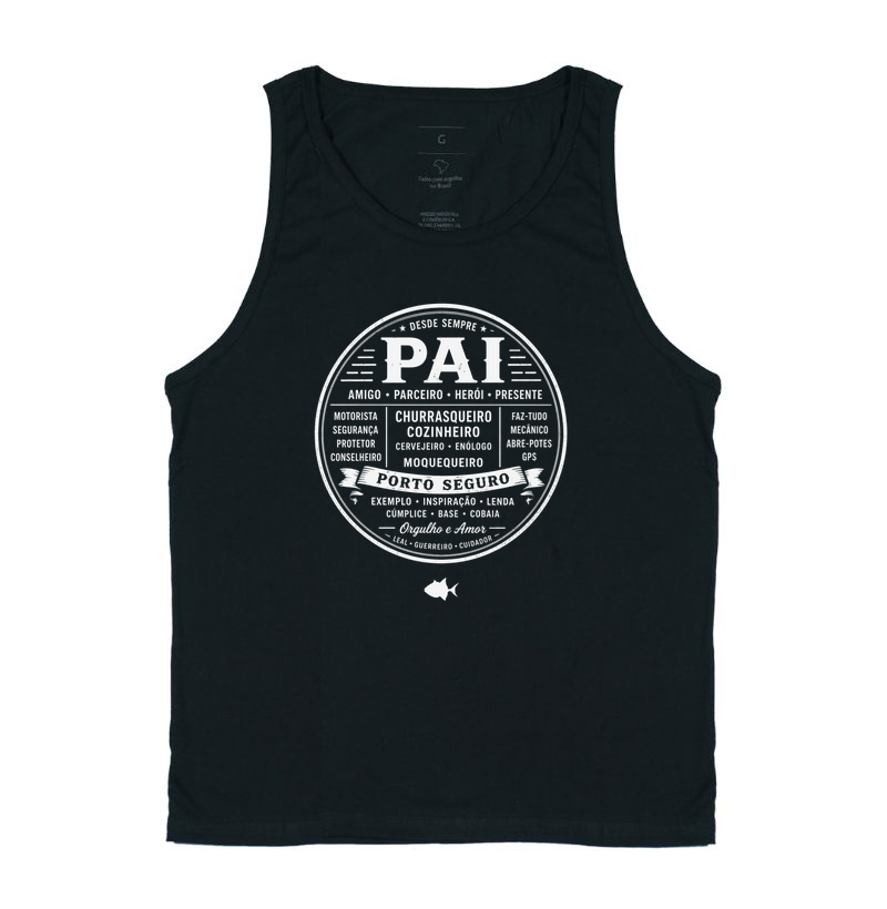 Pai Palavras Barril - Regata - #28930