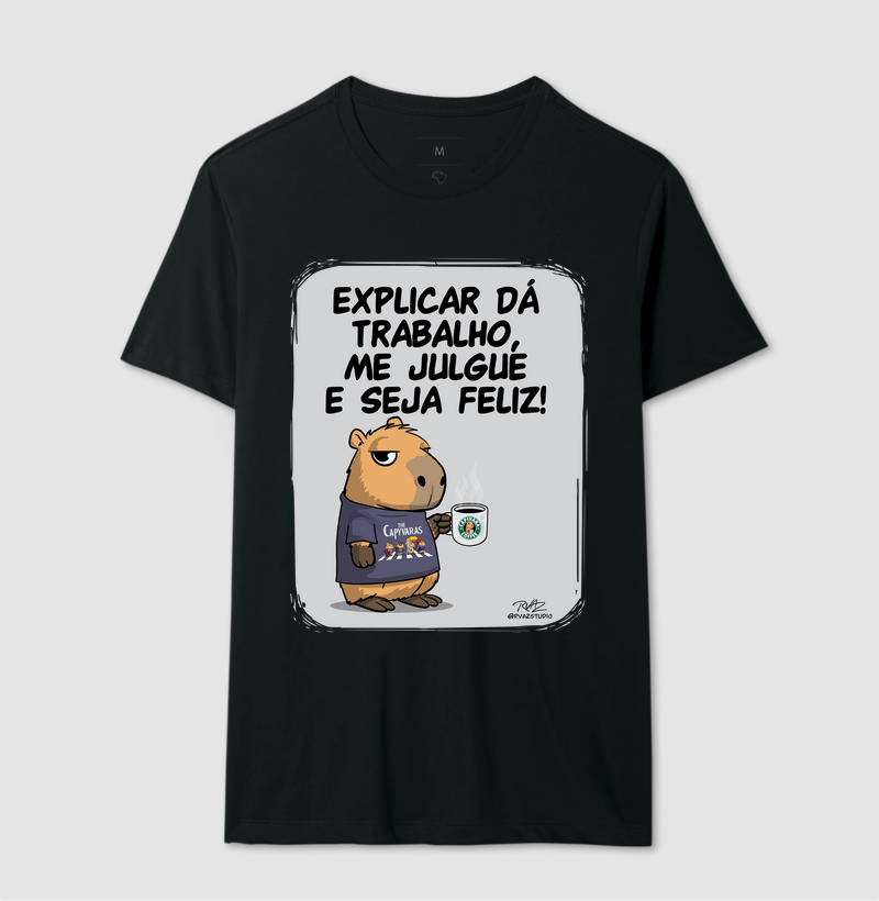 Camiseta Capivara me julgue