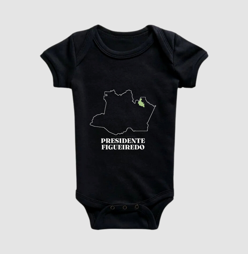 Presidente Figueiredo | Traço AM - Body Infantil