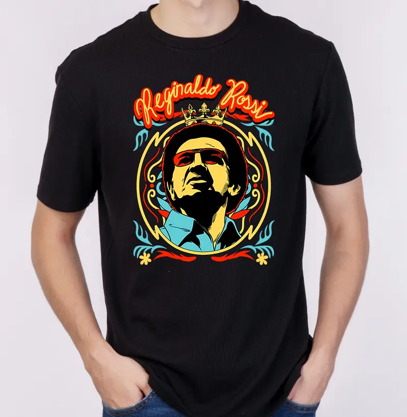 Camiseta Masculina Reginaldo Rei Preta