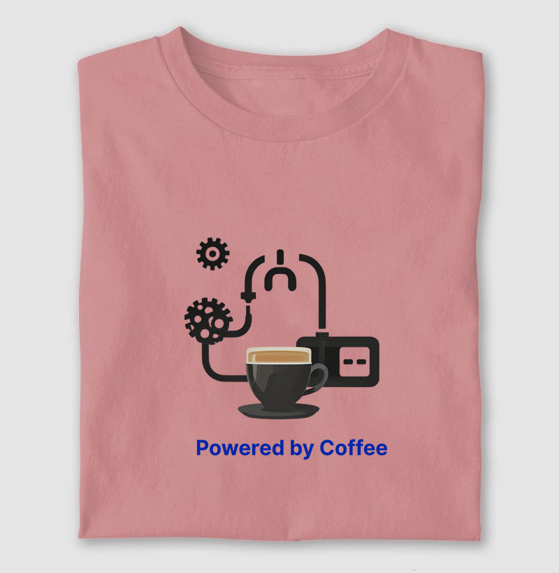 Camiseta café: sistema operacional do meu cérebro