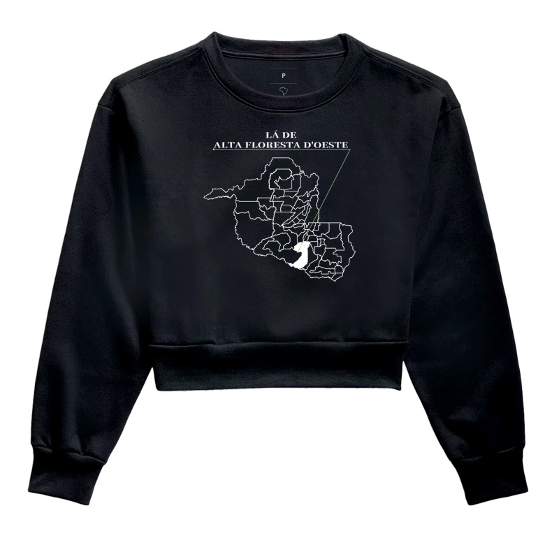Alta Floresta D'Oeste | Origem RO - Cropped Moletom