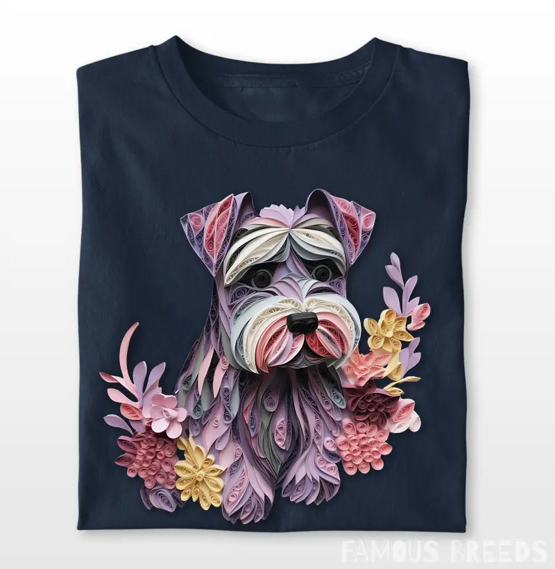 Schnauzer Puppy Paper Q.