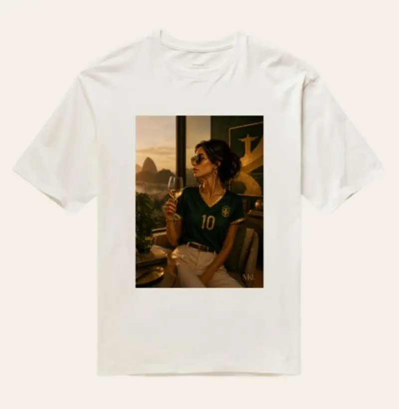 Oversized Algodão Premium - Sunset Carioca